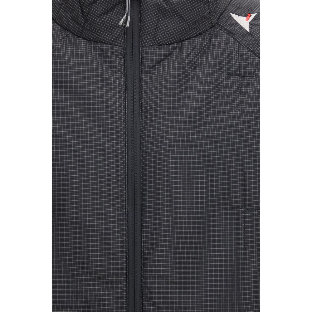 ROA Black Nylon Shell Jacket