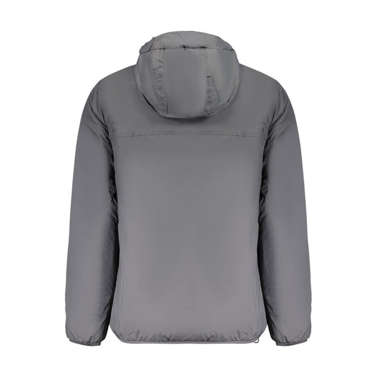 K-WAY Grey Polyamide Men's Jacket