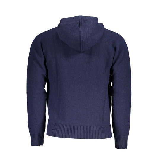 K-WAY Blue Wool Men's Pullover