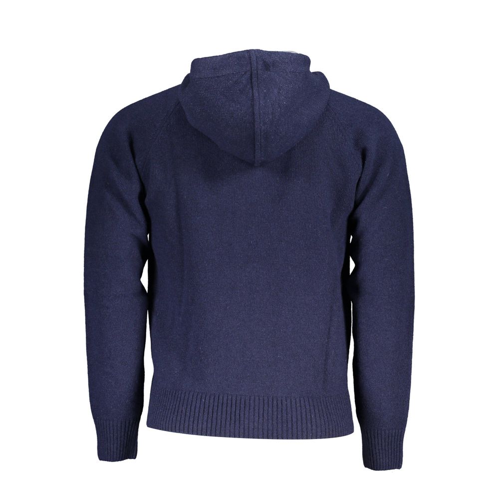 K-WAY Blue Wool Men's Pullover