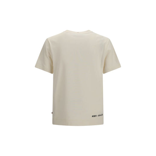 Moncler Grenoble Beige Cotton T-Shirt