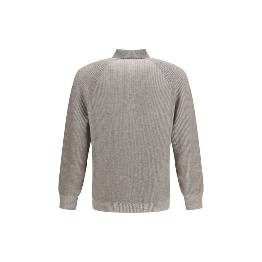 Brunello Cucinelli Gray Cashmere Sweater