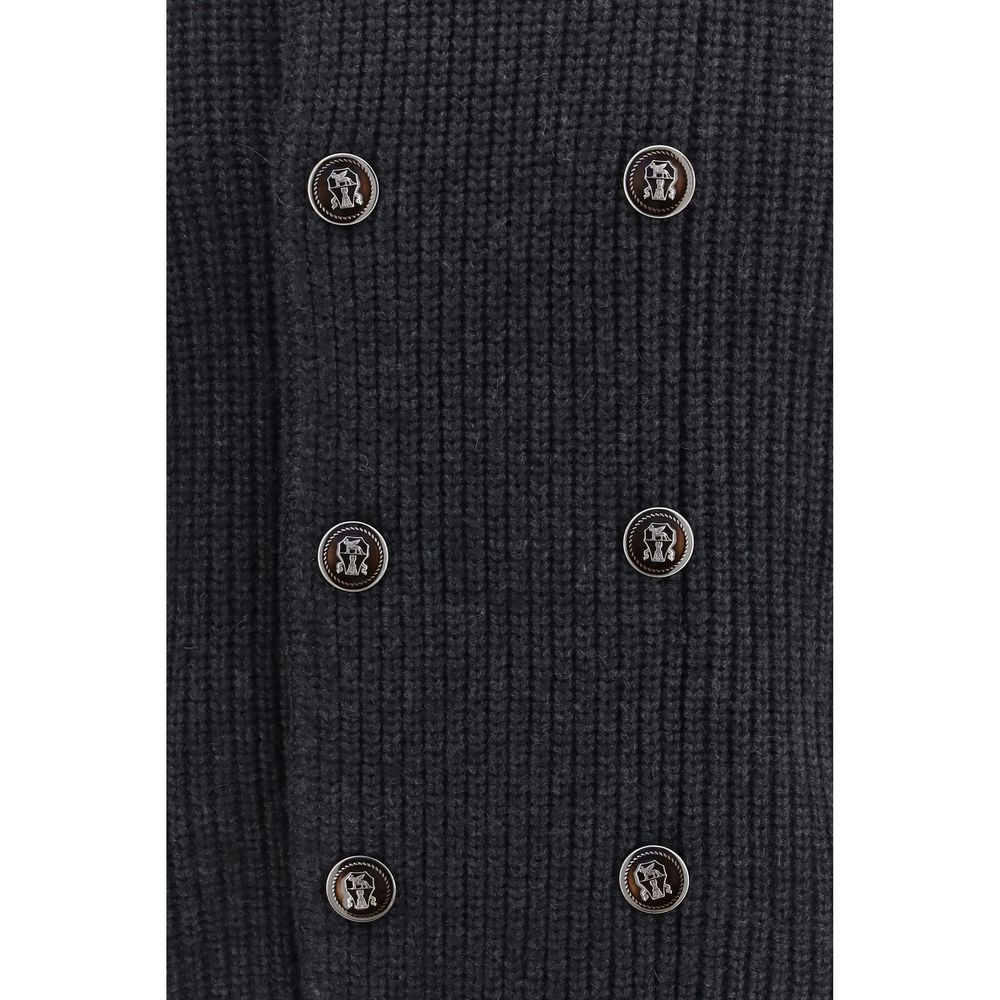 Brunello Cucinelli Grau Kaschmircardigan