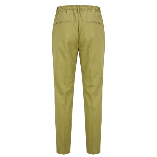 Baldinini Trend Green Cotton Men Pants