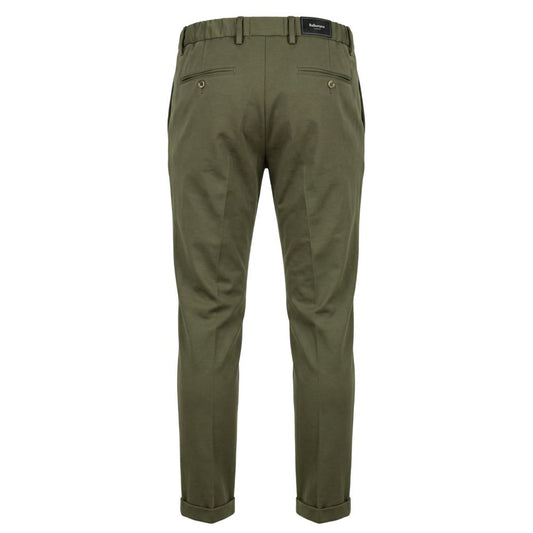 Baldinini Trend Green Viscose Men Pant