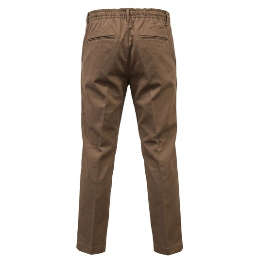 Baldinini Trend Brown Cotton Mens Pants