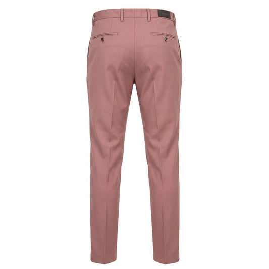 Baldinini Trend Pink Viscose Men Pant