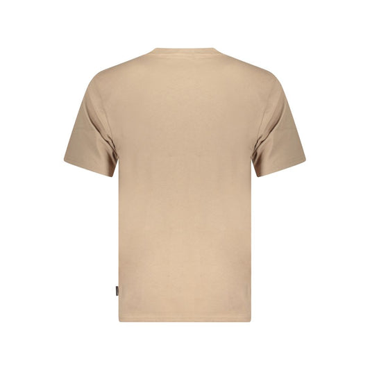 Converse Beige Cotton Mens T-Shirt