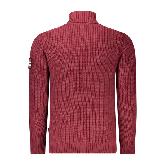Norway 1963 Rosso Acrylic Men's Sweater