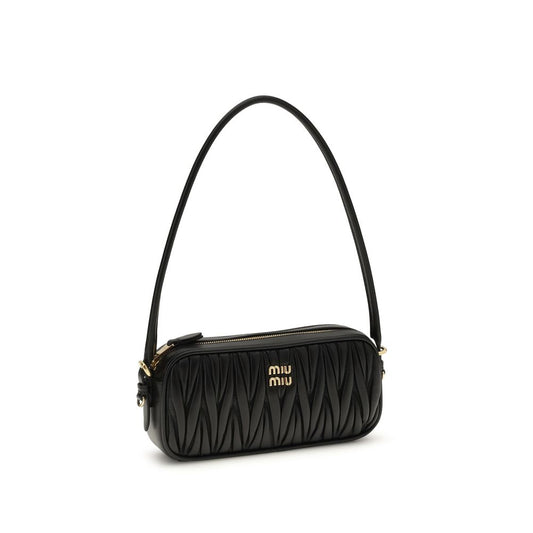 Miu Miu Black Lamb Ovis Aries Wallet