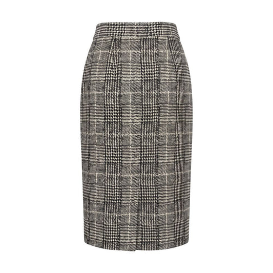 Baldinini Trend White Cotton Women Skirt