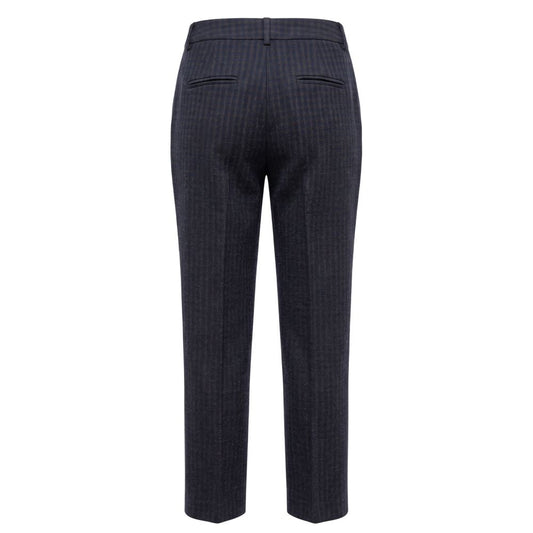 Baldinini Trend Blue Cotton Women Pants