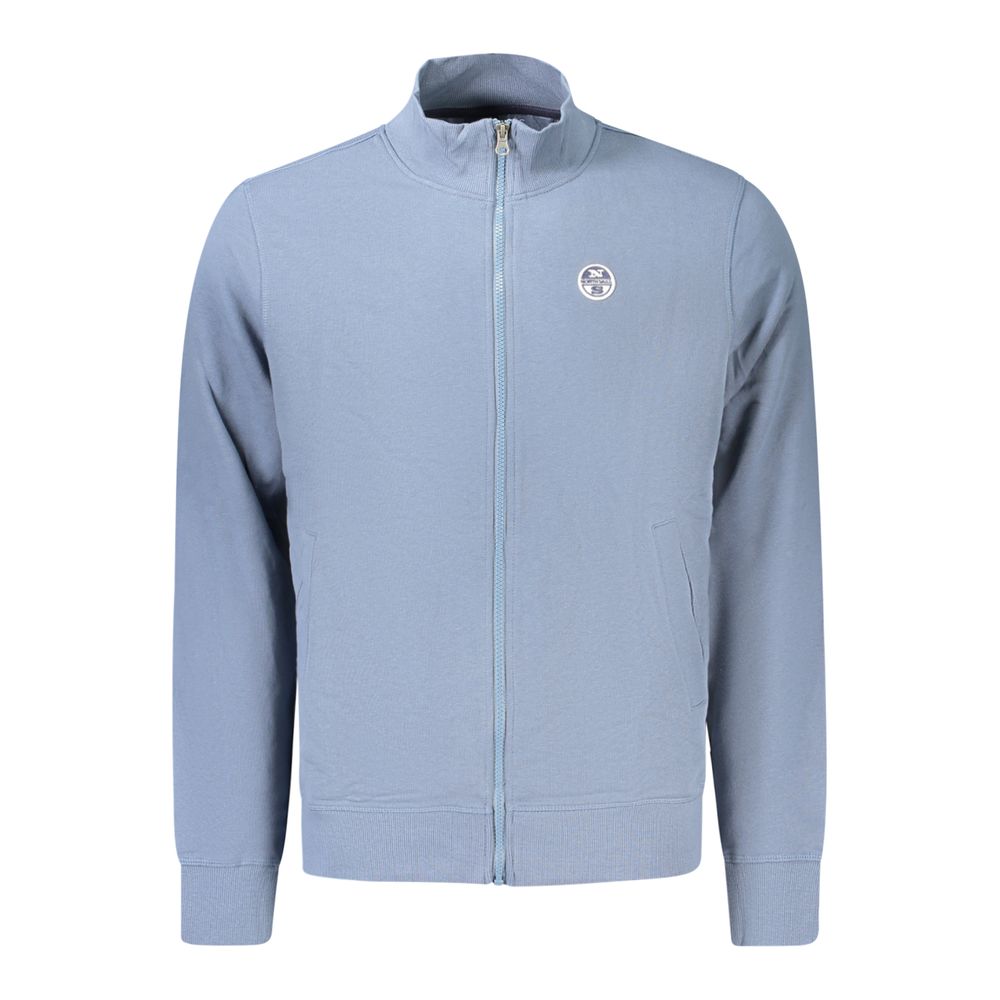 North Sails Blue Cotton Men's Sweatshirt