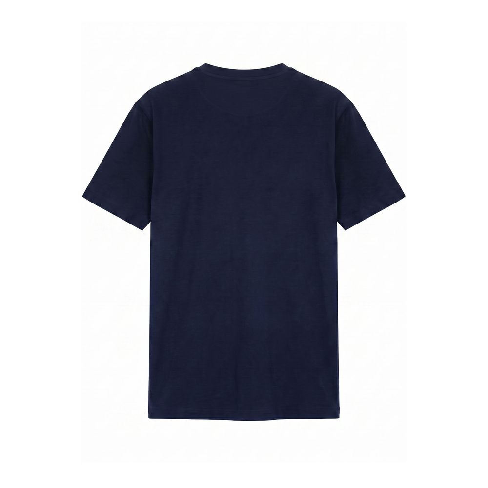 Baldinini Trend Blue Cotton Mens T-shirt