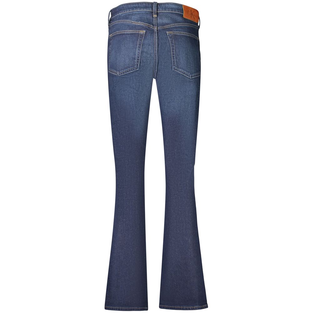Calvin Klein Blue Cotton Bootcut Jeans