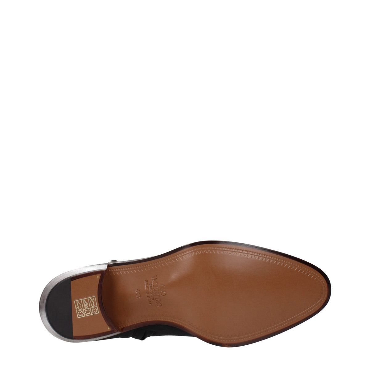 Valentino Garavani Black Leather Ankle Boots