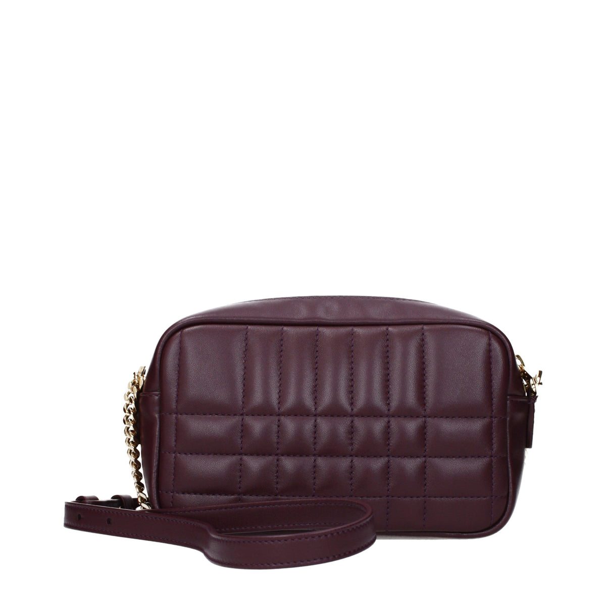 Burberry Umhängetasche aus rotem Leder