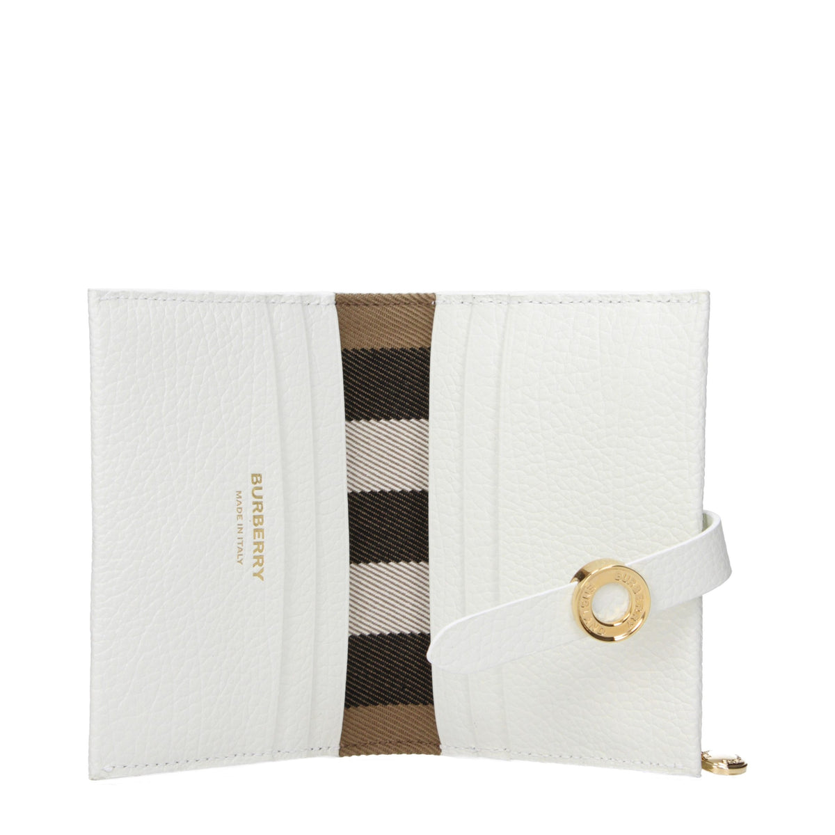 Burberry Geldbörse aus weißem Leder