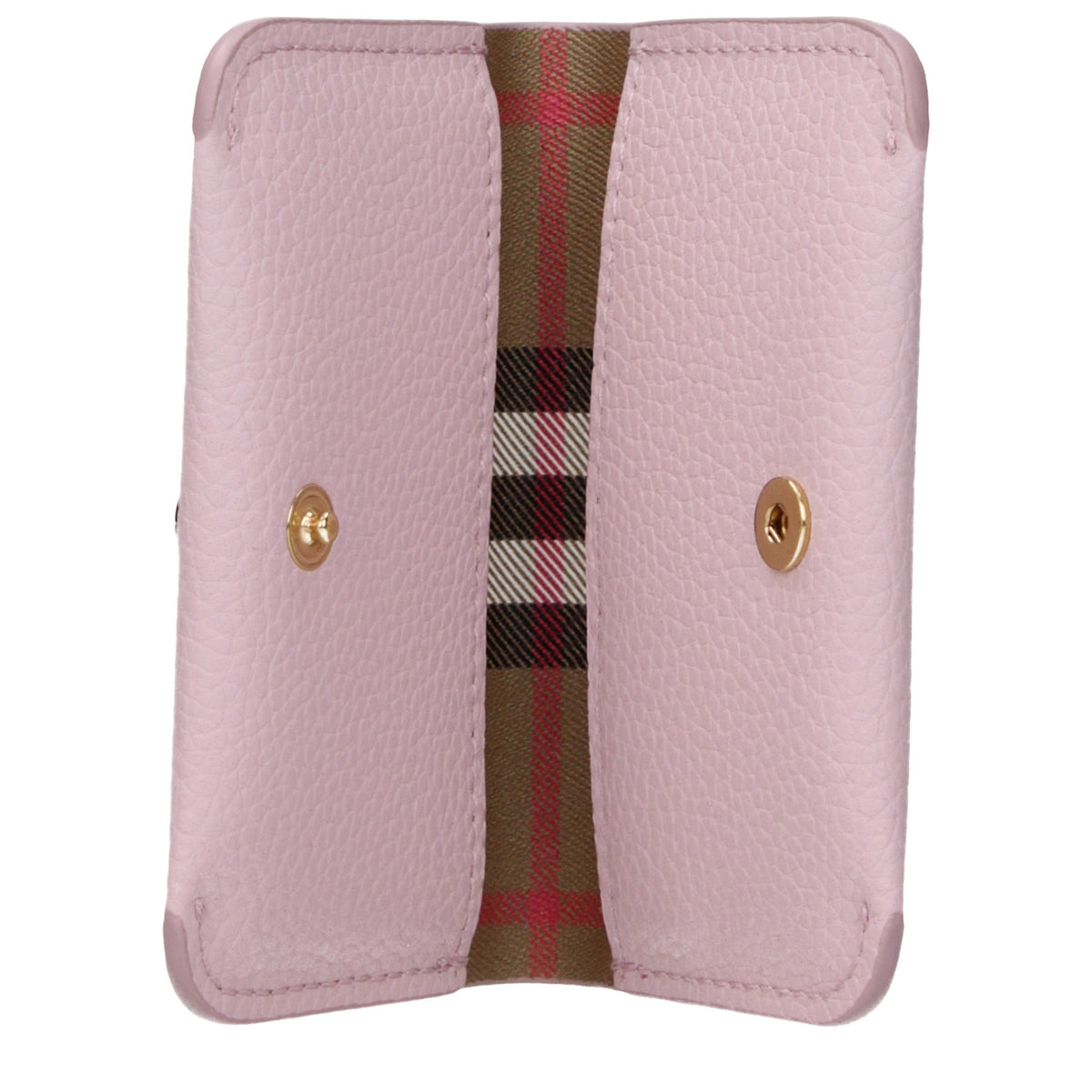 Burberry Kartenetui aus rosa Leder