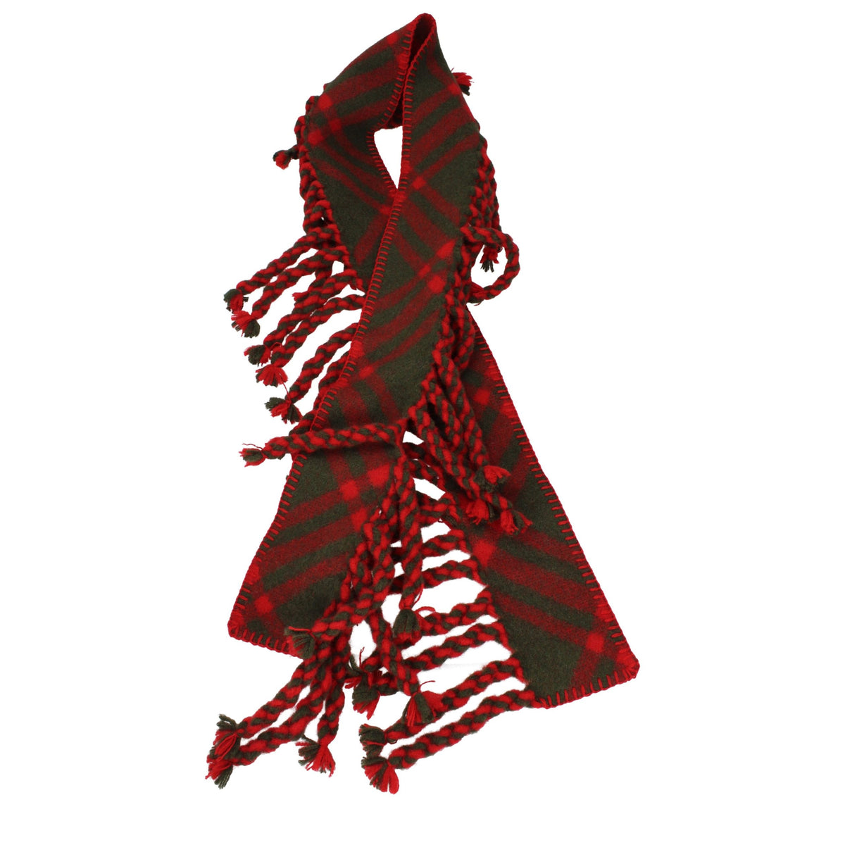 Burberry rotes Wollfoulard