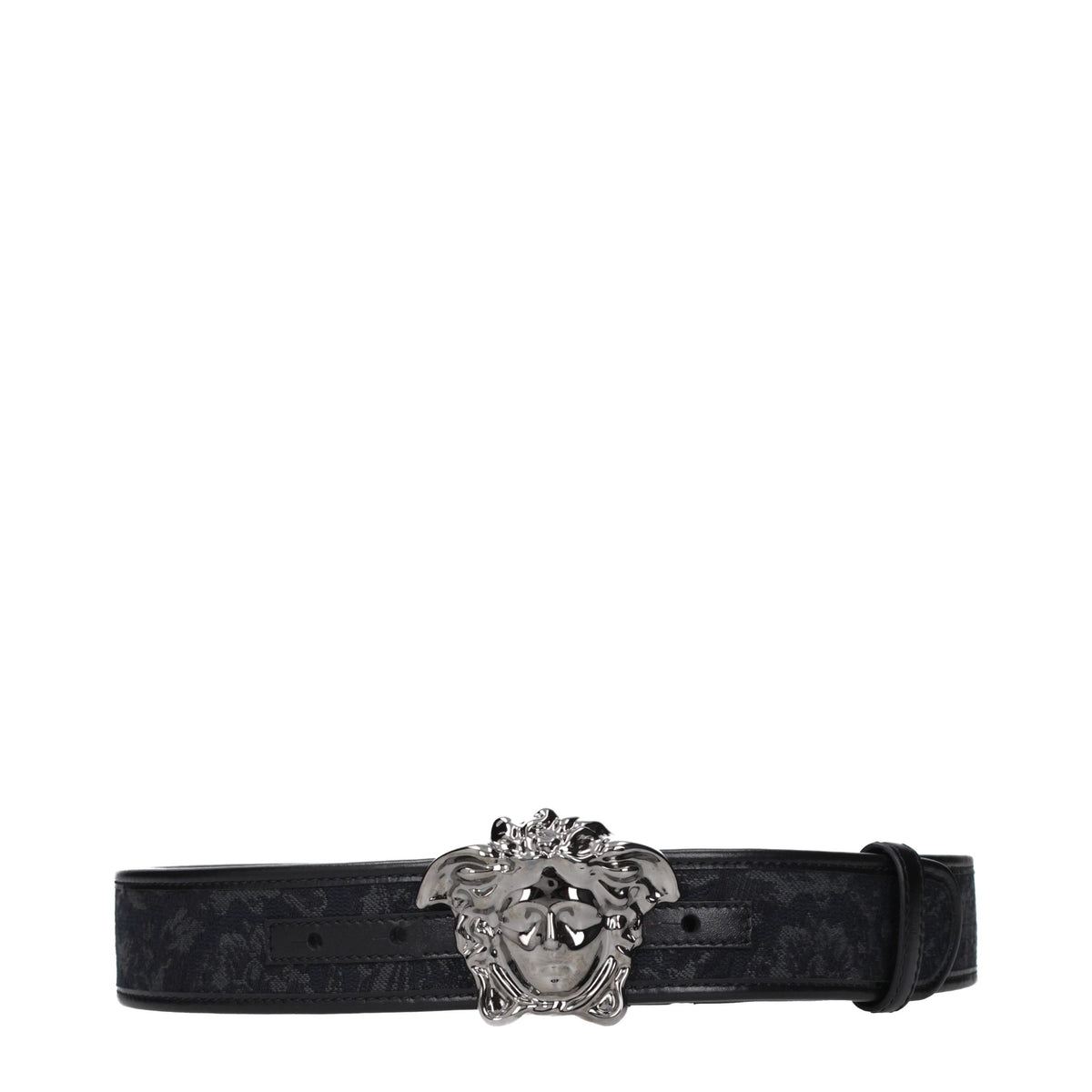 Schwarzer Stoffgürtel von Versace