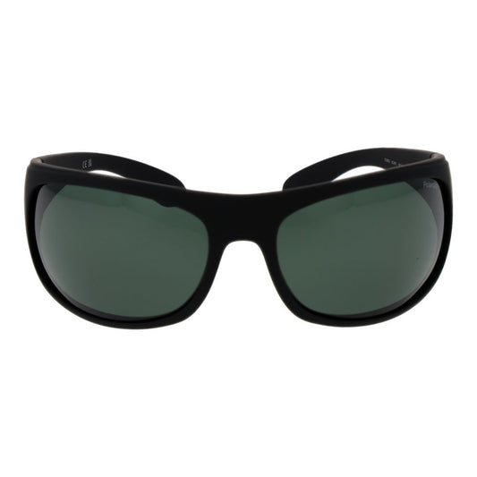 Polaroid Sonnenbrille aus schwarzem Gummi