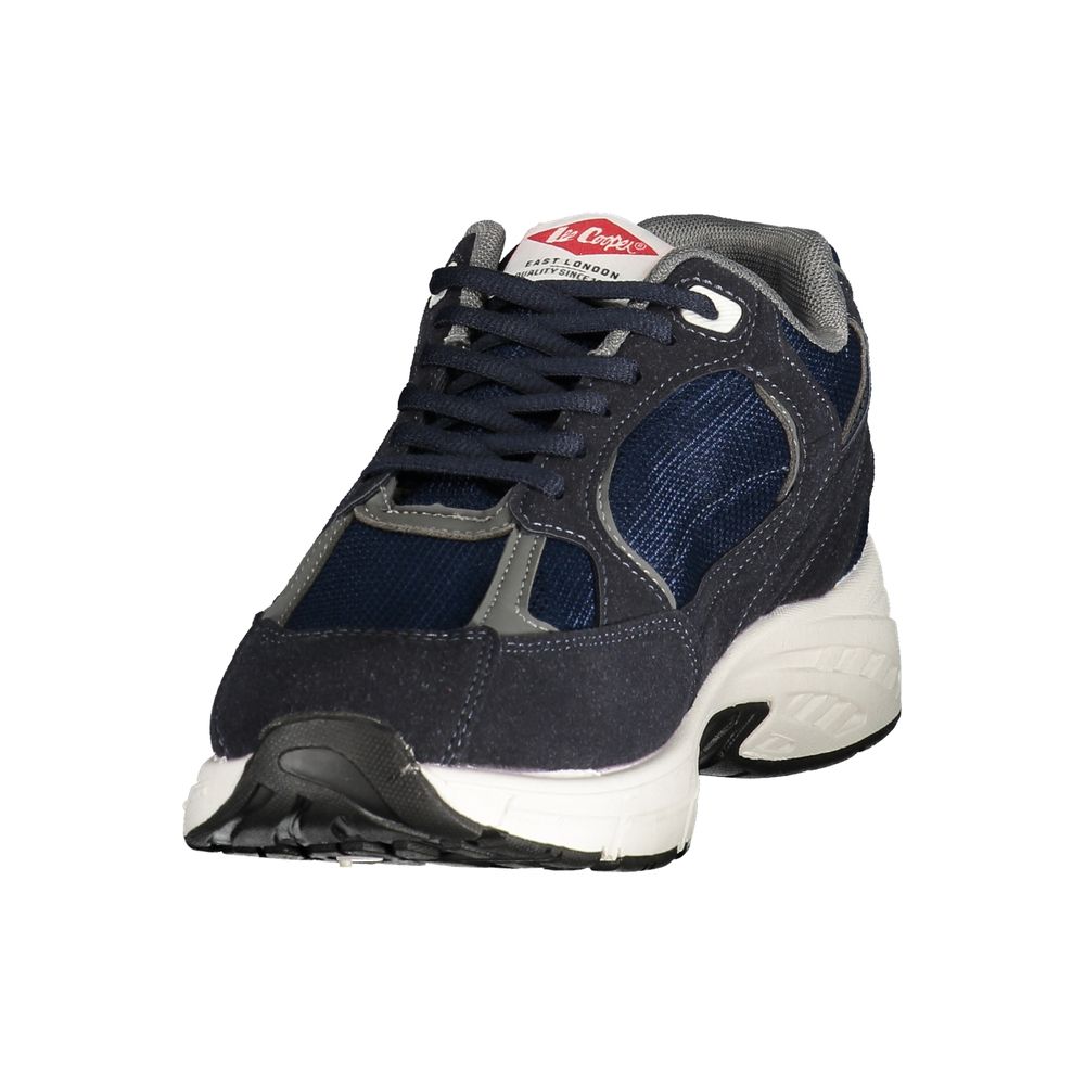LEE COOPER Blue Polyurethane Men's Sneaker