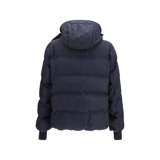 Moncler Grenoble Blue Wool Oves Aries Jacket