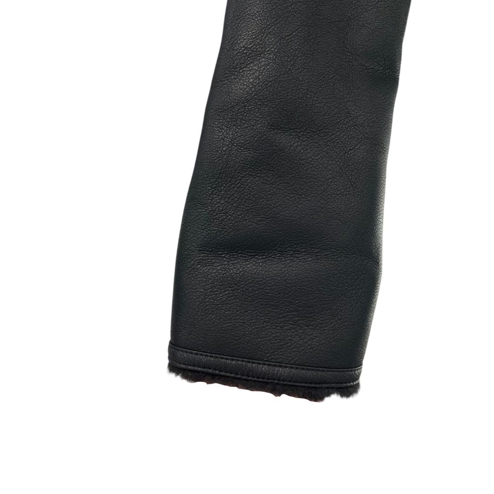 Baldinini Trend Black PU Women Jacket