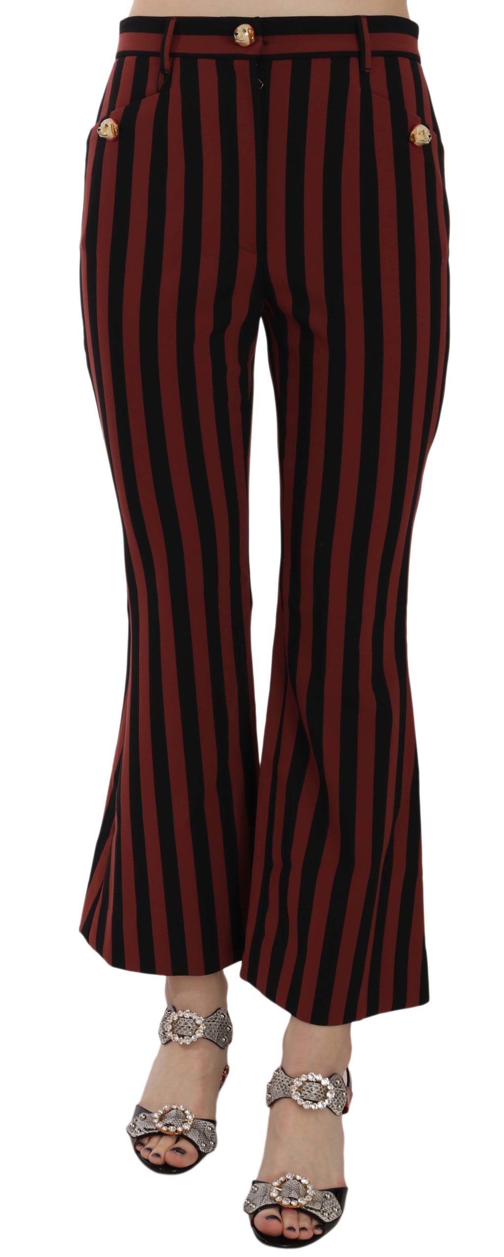 Dolce & Gabbana Elegante, kurze Schlaghose