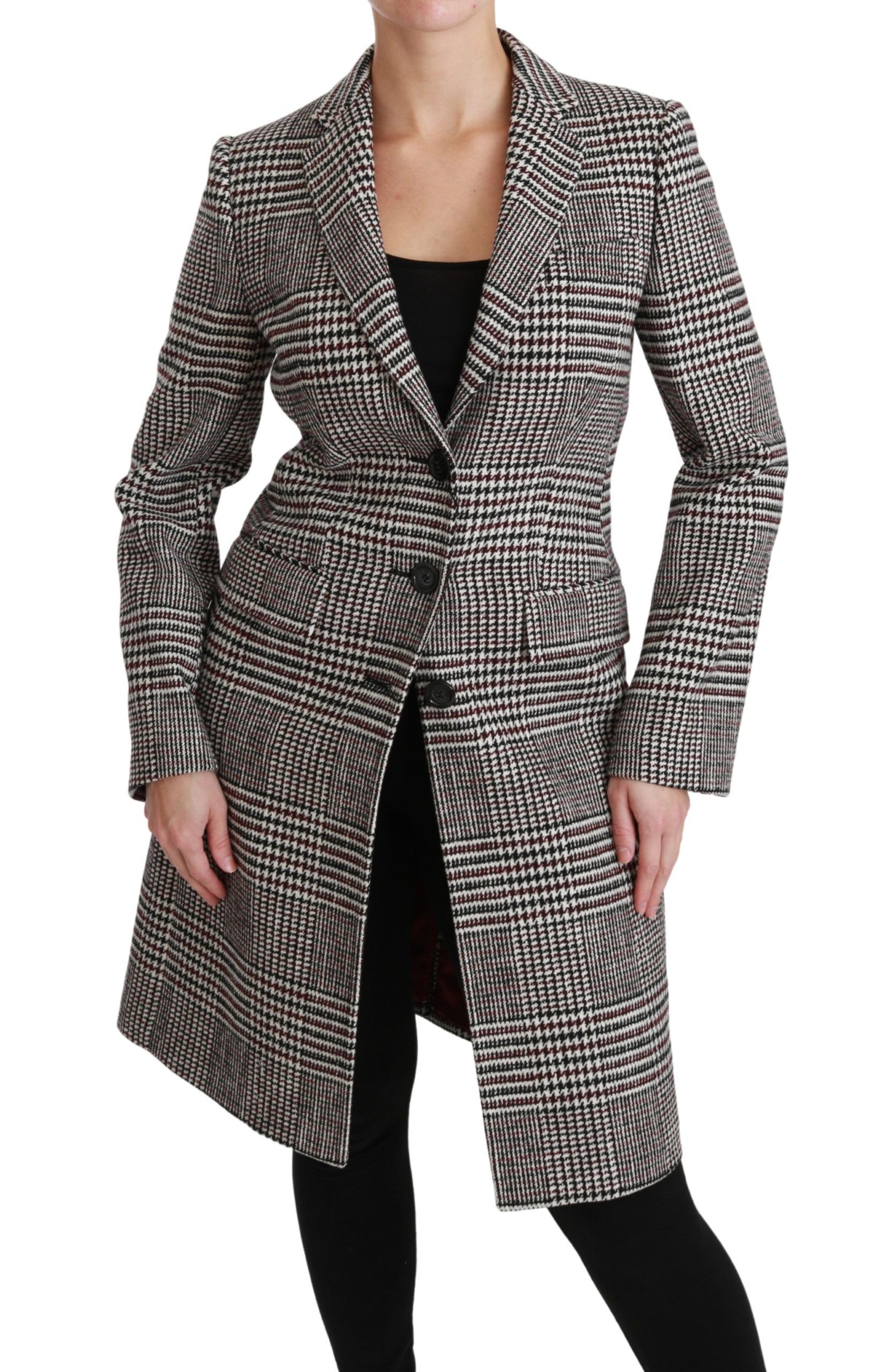 Dolce & Gabbana – Mehrfarbiger Trenchcoat mit knielanger Jacke