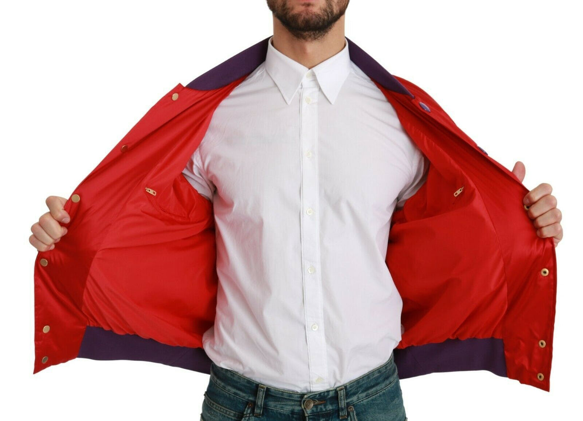 Dolce & Gabbana Rote Bomberjacke „YEAR OF THE PIG“