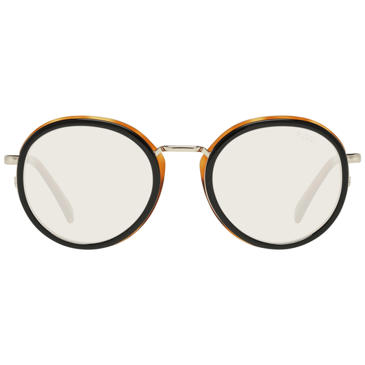 Emilio Pucci Sonnenbrille aus schwarzem Metall und Kunststoff