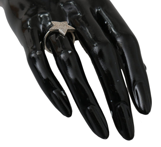 Nialaya Damen-Ring, Silber, klarer Zirkonia, Stern, 925