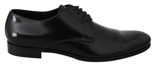 Dolce & Gabbana – Derby Napoli – Formelle Schuhe aus schwarzem Leder