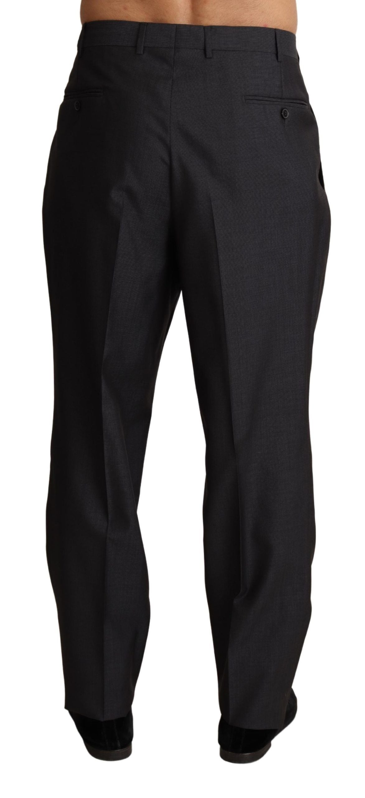 Dolce & Gabbana – Formelle Hose aus grauer Wollmischung
