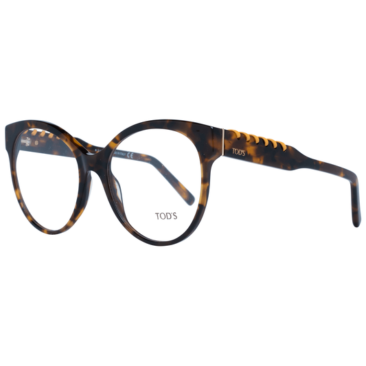 Tod's – Schicke, runde Vollrandbrille für Damen in Braun