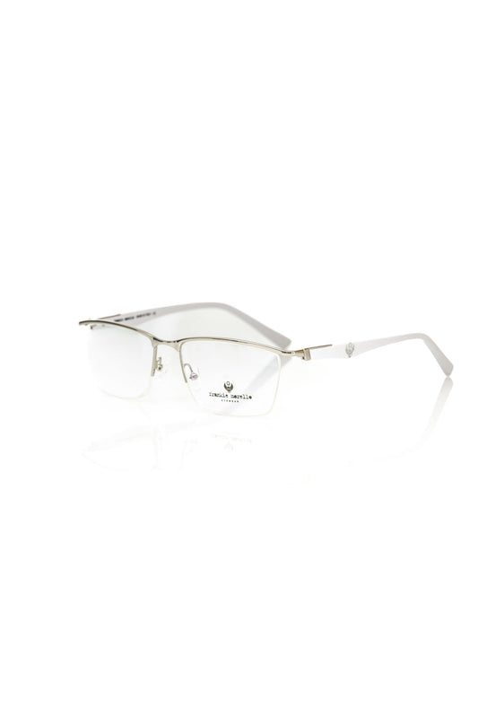 Frankie Morello Silber Metallic Herrenbrille