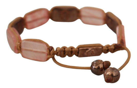 Nialaya – Verstellbares Armband mit mehrfarbigem Kristall-Logo