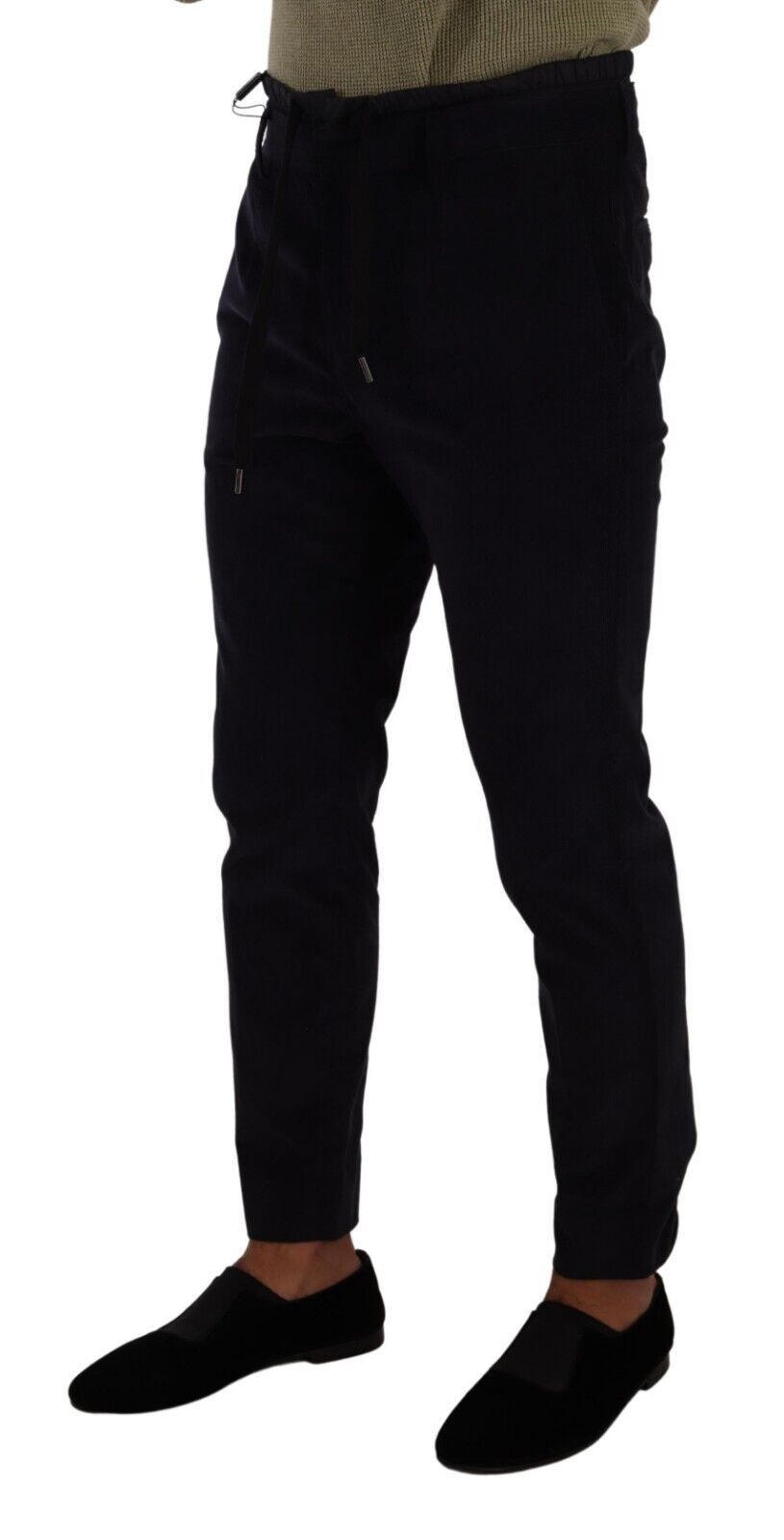 Dolce & Gabbana – Enge Cordhose aus blauer Baumwolle