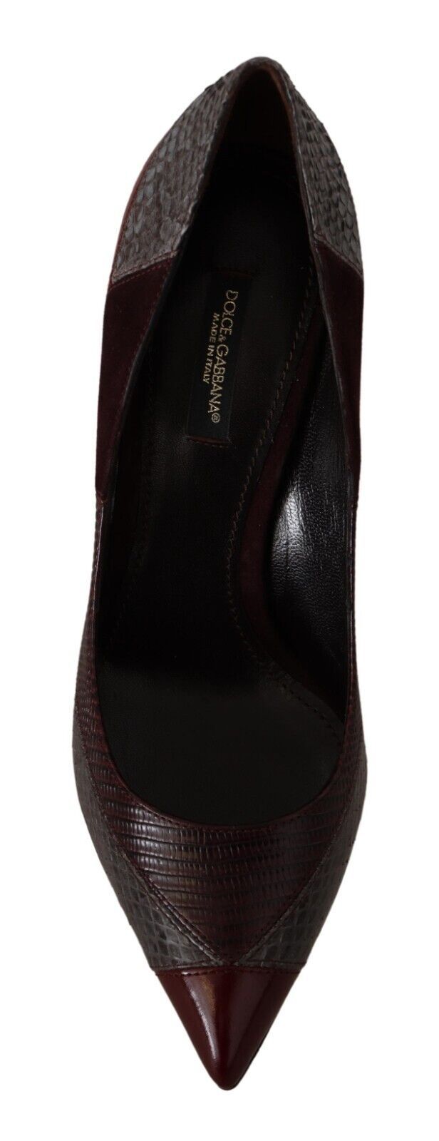 Dolce & Gabbana Multicolor Exotic Leather Heels Pumps Schuhe