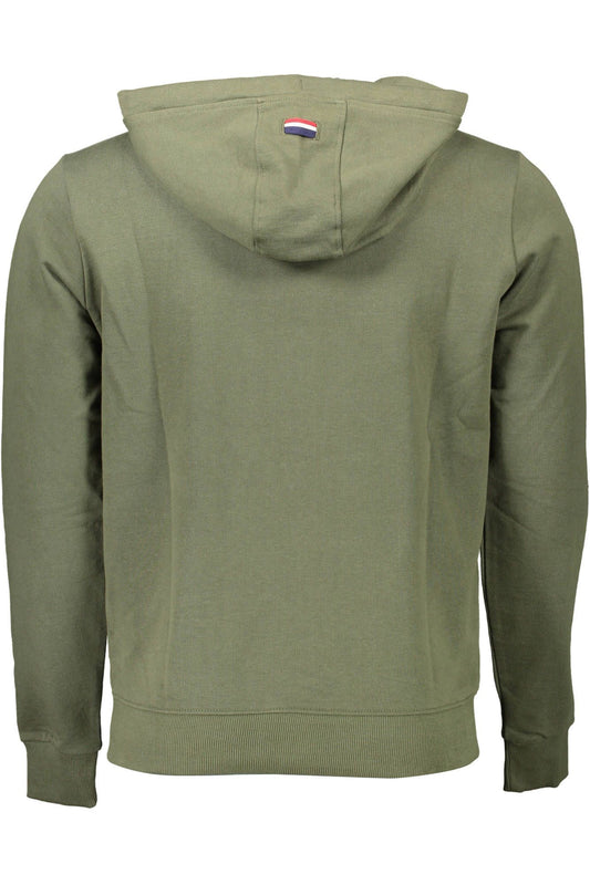 US POLO ASSN. Grüner Baumwollpullover für Herren