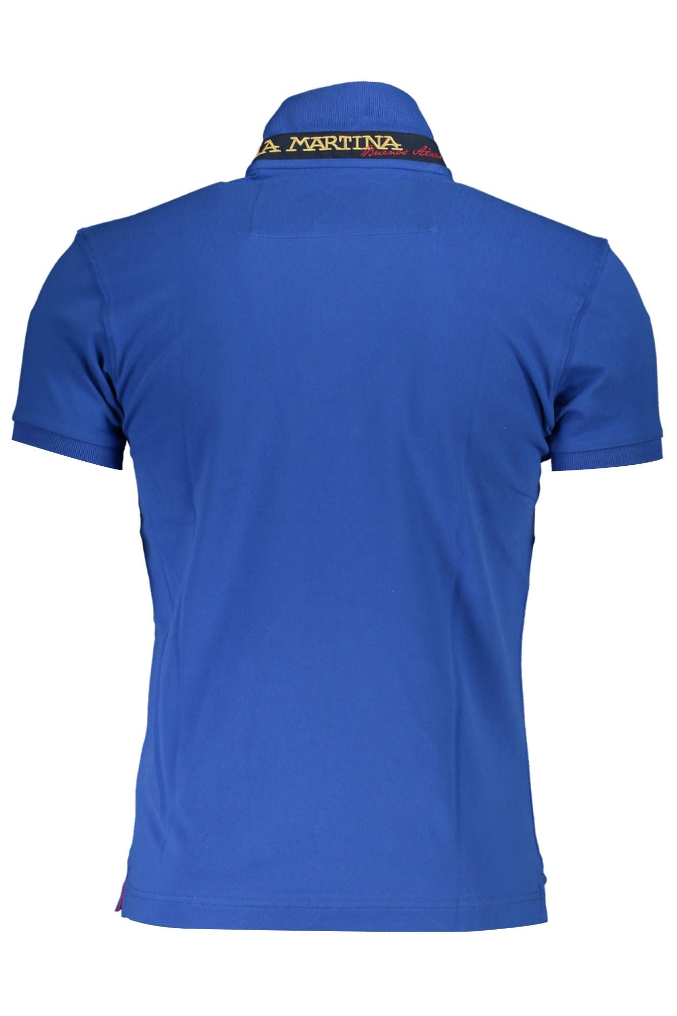 La Martina – Slim Fit-Poloshirt mit Stickerei und Kontrastdetails