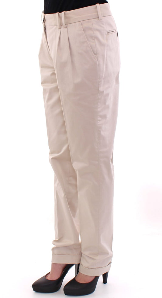Dolce & Gabbana Beige Chinos aus Baumwolle