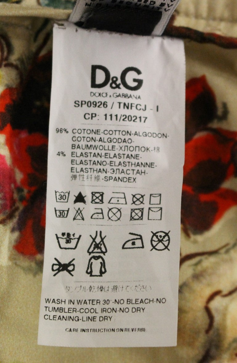 Dolce & Gabbana Beige Chinos aus Baumwolle