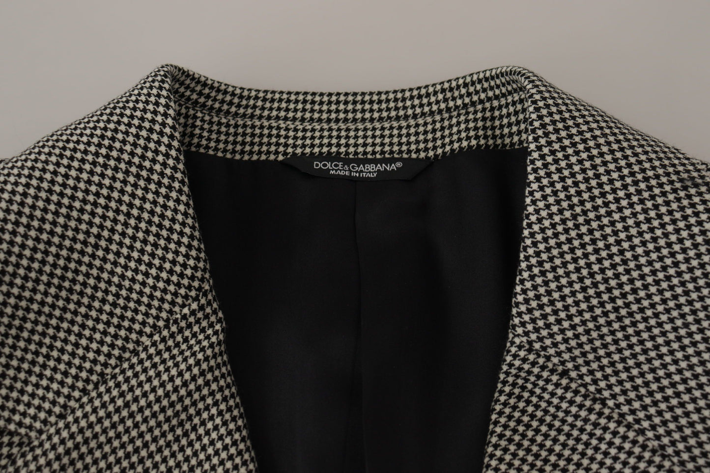 Dolce & Gabbana Grau karierter einreihiger Blazer