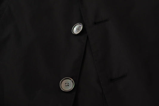 Dolce & Gabbana Schwarzer einreihiger TAORMINA-Blazer