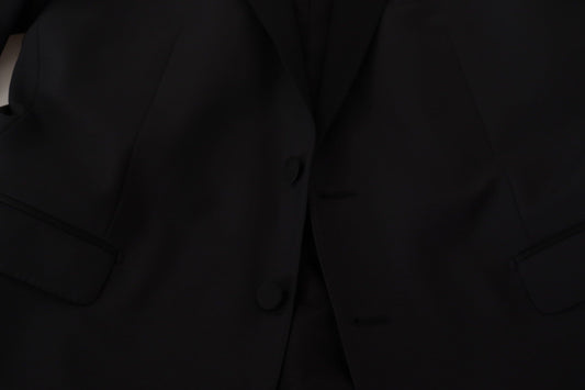 Dolce & Gabbana Dunkelblauer einreihiger MARTINI-Blazer