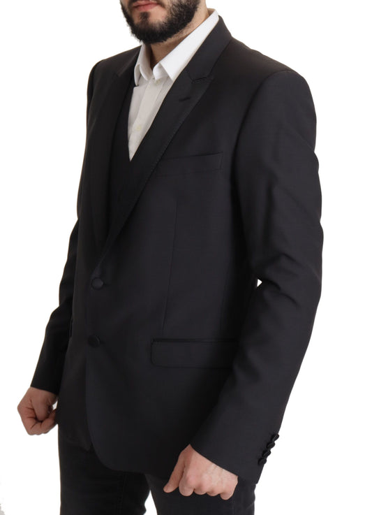Dolce & Gabbana Dunkelblauer einreihiger MARTINI-Blazer
