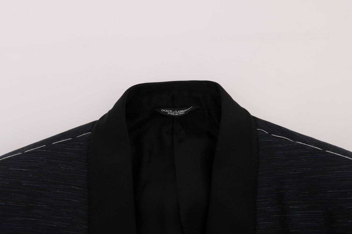 Dolce & Gabbana – Blauer MARTINI – Schmaler, zweiteiliger Blazer